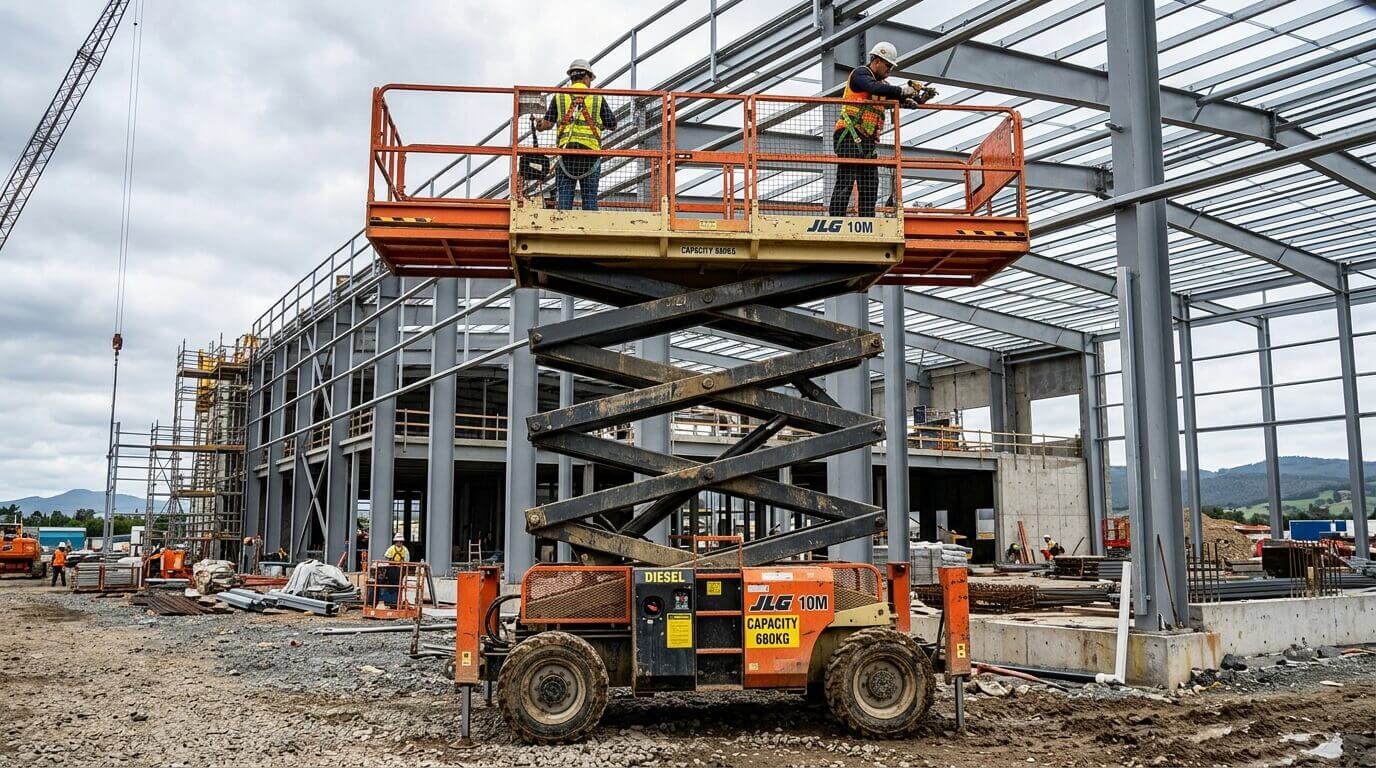 10 Meter Diesel Scissor Lift: