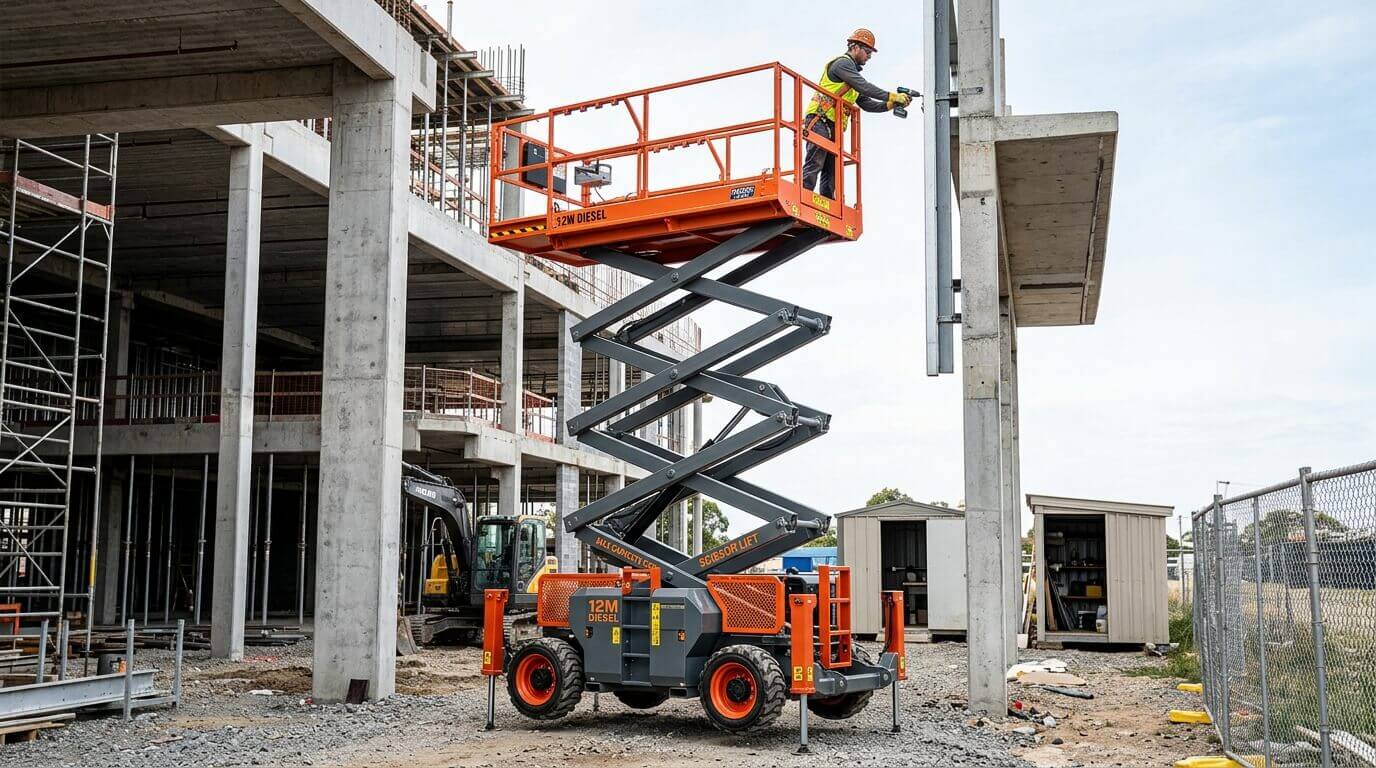12 Meter Diesel Scissor Lift